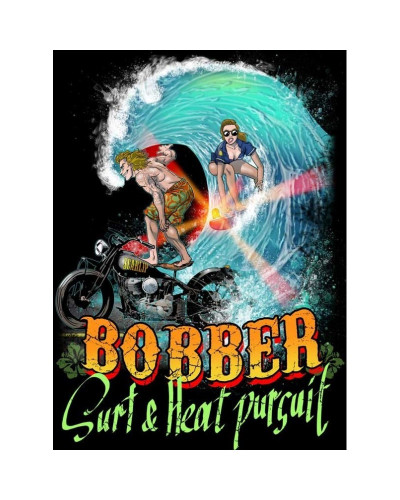Camiseta Bober Surf and Heat Pursuit | Camisetas Custom Biker