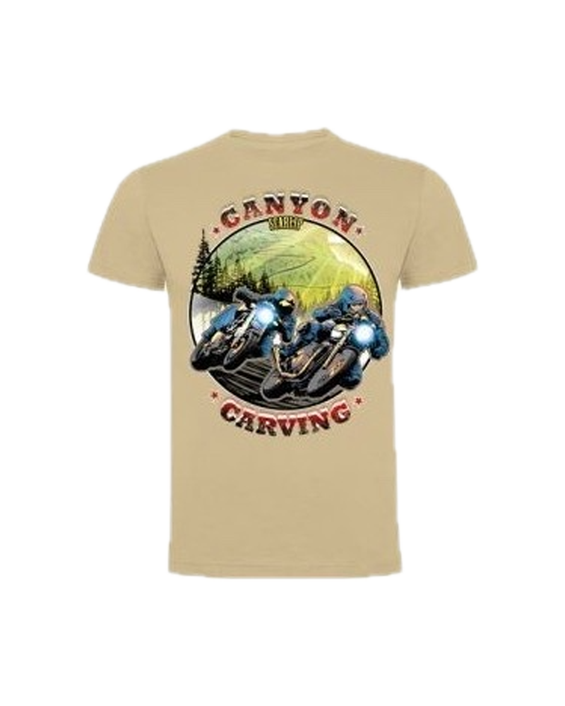 Camiseta Canyon Carving Version 2 | Camisetas Custom Biker