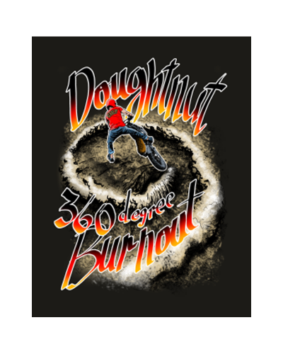 Camiseta Doughtnut 360 Degree| Camisetas Custom Biker