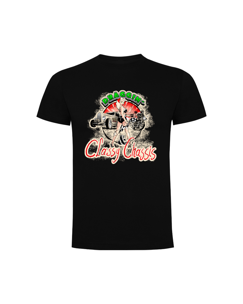 Camiseta Draggin Classy Chassis | Camisetas Custom Biker