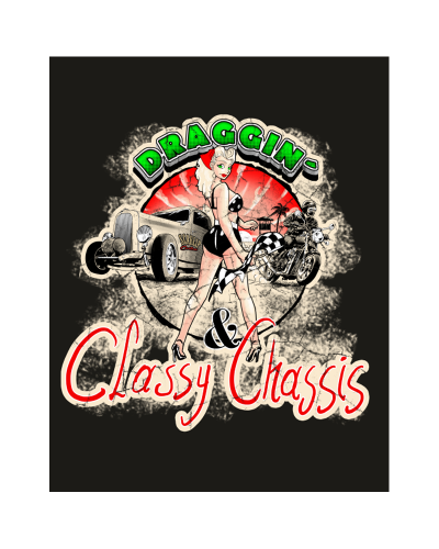 Camiseta Draggin Classy Chassis | Camisetas Custom Biker