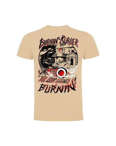 Camiseta Burnin Rubber | Camisetas Custom Racing