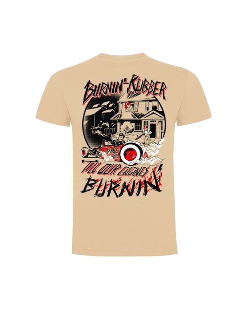 Camiseta Burnin Rubber | Camisetas Custom Racing