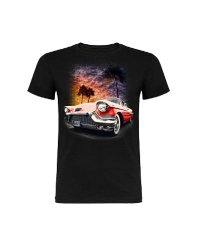 Camiseta Cadillac on The Beach | Camiseta Custom Racing
