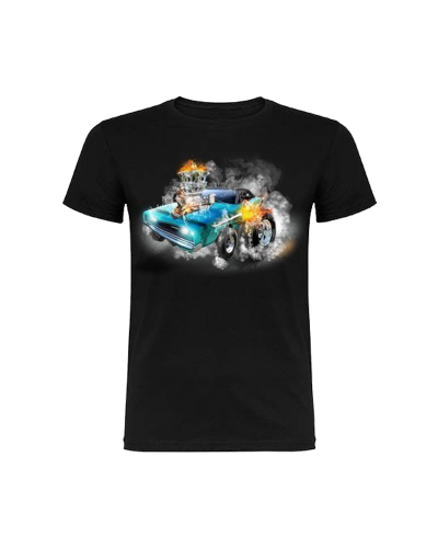 Camiseta Dodge Charge Cartoon | Camiseta Custom Racing