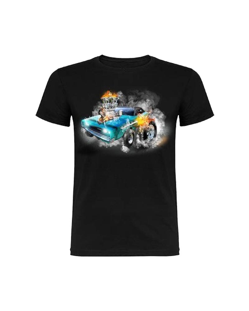 Camiseta Dodge Charge Cartoon | Camiseta Custom Racing