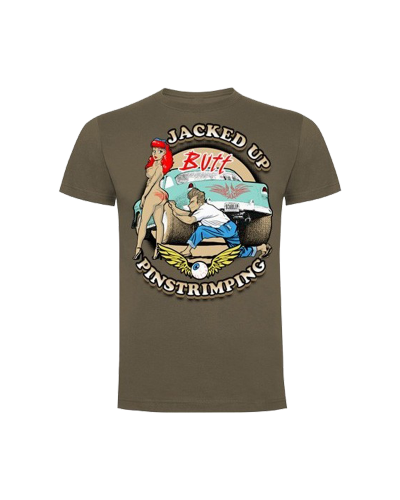 Camiseta Jacked Up Pinstrimping|Camisetas Custom Racing