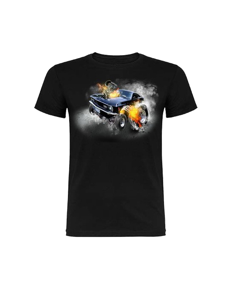 Camiseta Mustang Cartoon | Camiseta Custom Racing
