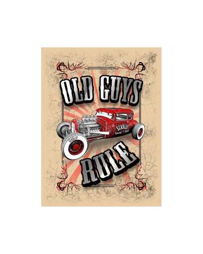 Camiseta Old Guys Rule |Camisetas Custom Racing