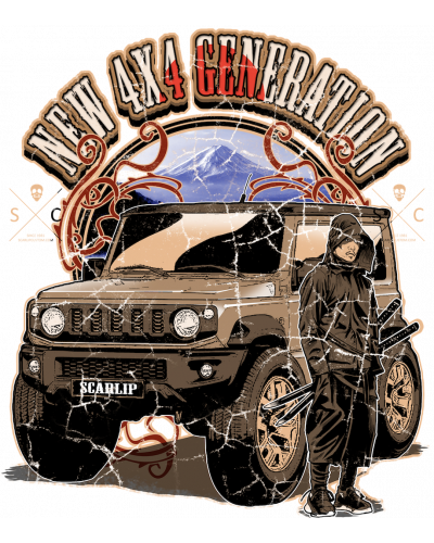 Camiseta Colección Cartoons|Scarlip 4x4