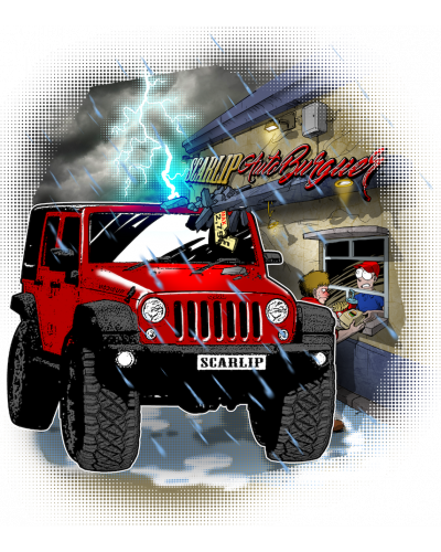 Camiseta Colección Cartoons|Scarlip 4x4