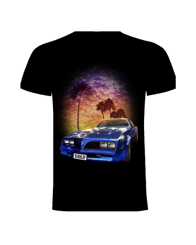 Camiseta Blue Pontiac | Camiseta Custom Racing