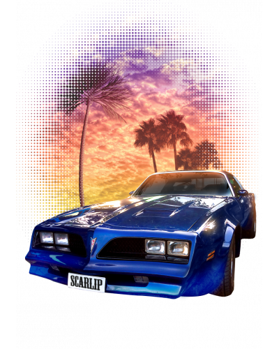 Camiseta Blue Pontiac | Camiseta Custom Racing