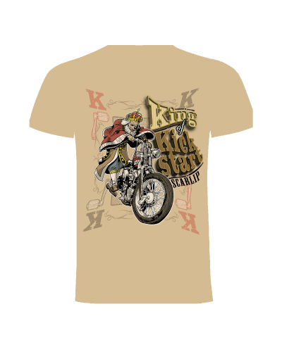 Camiseta King Of Kickstart |Camisetas Custom Biker