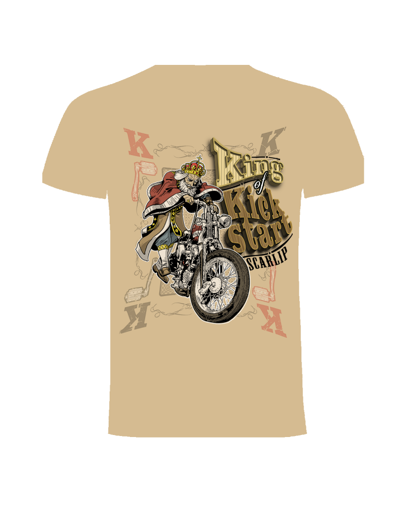 Camiseta King Of Kickstart |Camisetas Custom Biker