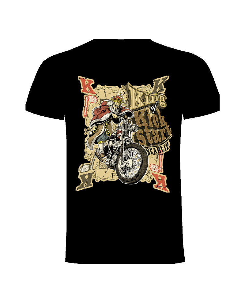 Camiseta King Of Kickstart |Camisetas Custom Biker