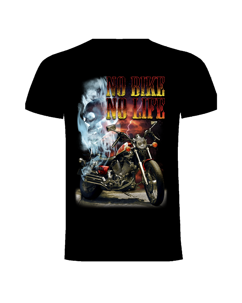 Camiseta No Bike No Life |Camisetas Custom Biker