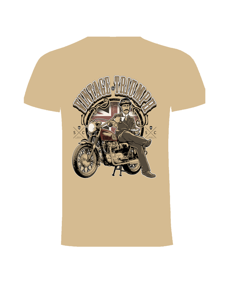 Camiseta Vintage triumph | Camiseta Custom Racing