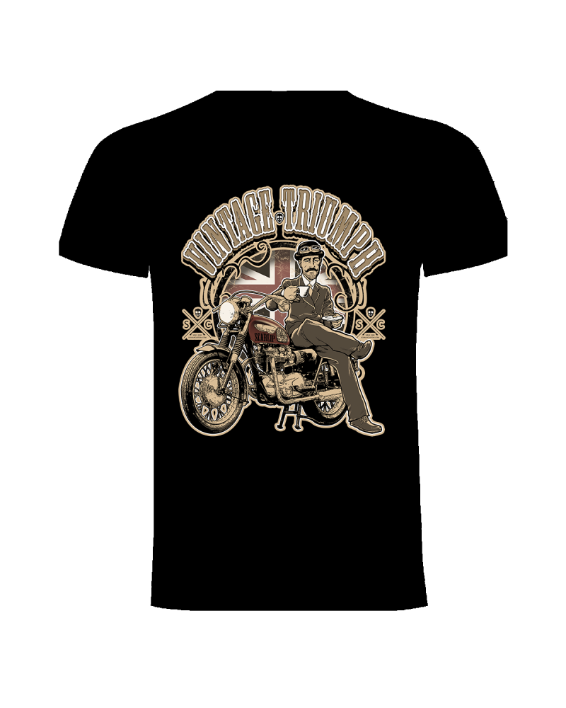 Camiseta Vintage triumph | Camiseta Custom Racing