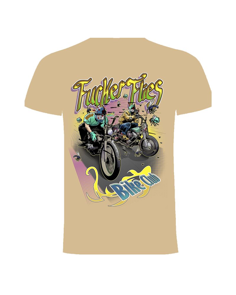 Camiseta Fucker flies bike club | Camiseta Custom Racing