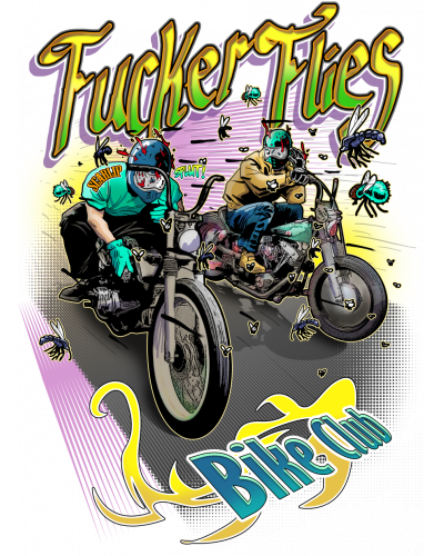 Camiseta Fucker flies bike club | Camiseta Custom Racing