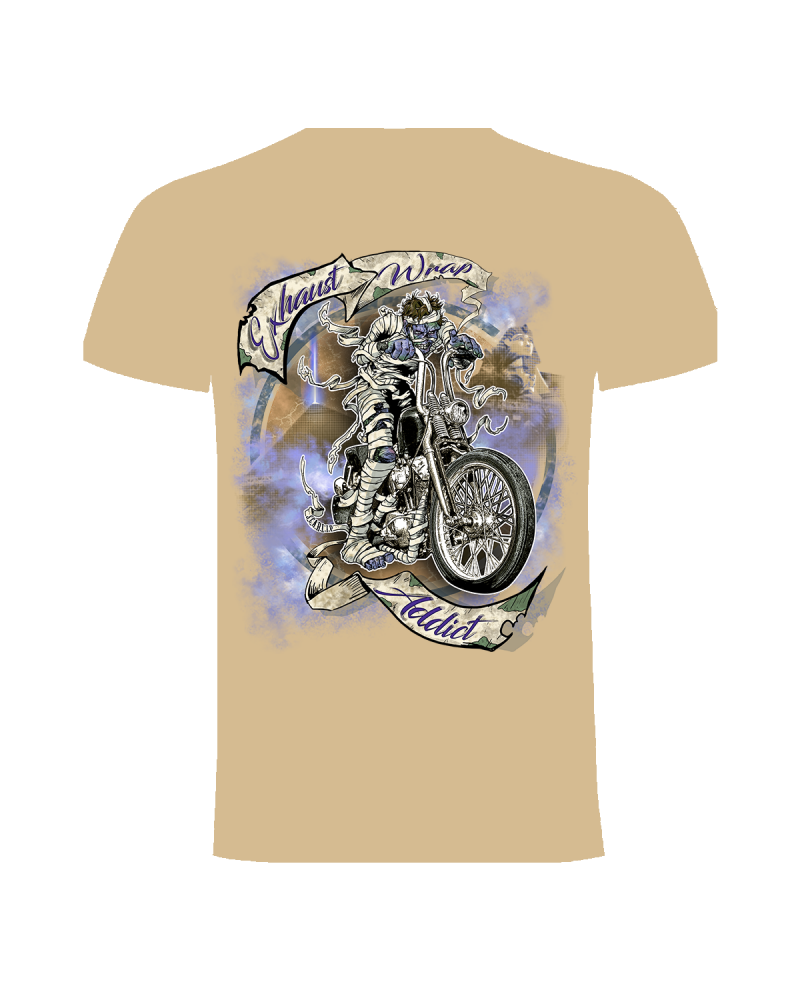 Camiseta Exhaust wrap addict | Camiseta Custom Racing
