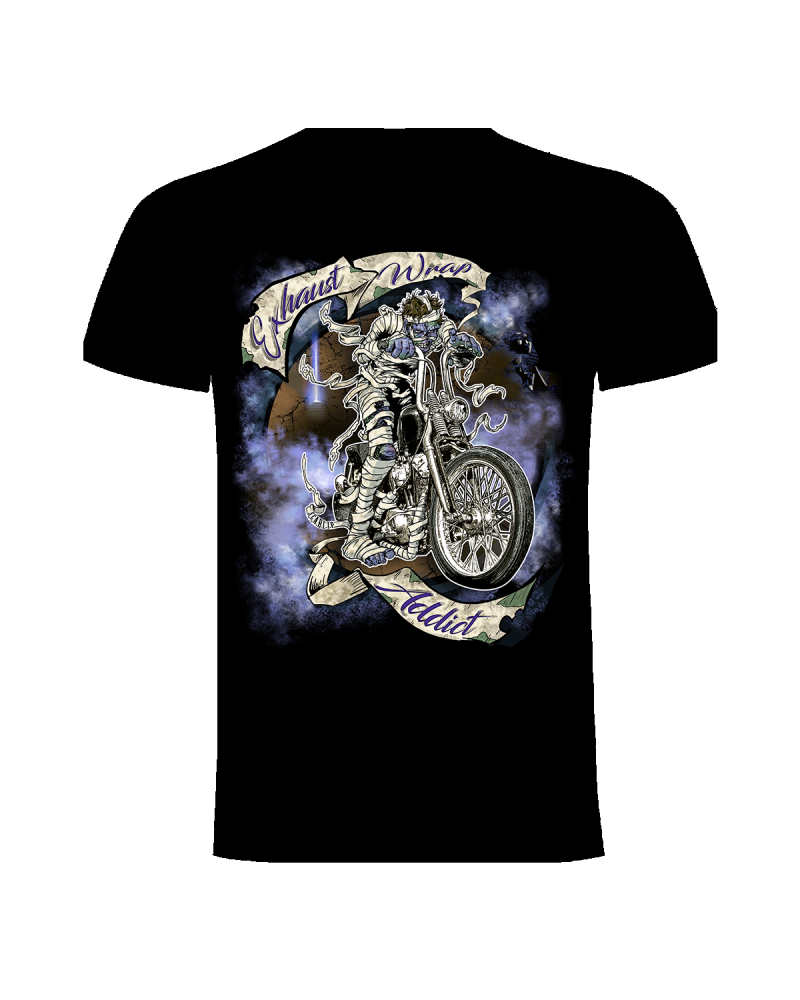 Camiseta Exhaust wrap addict | Camiseta Custom Racing